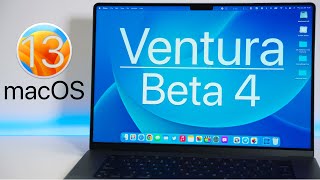 macOS 13 Ventura Beta 4 is Out! - What's New?