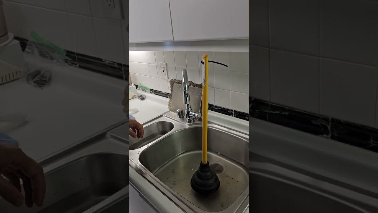 How To Unclog A Kitchen Sink With Plunger Plumbing 