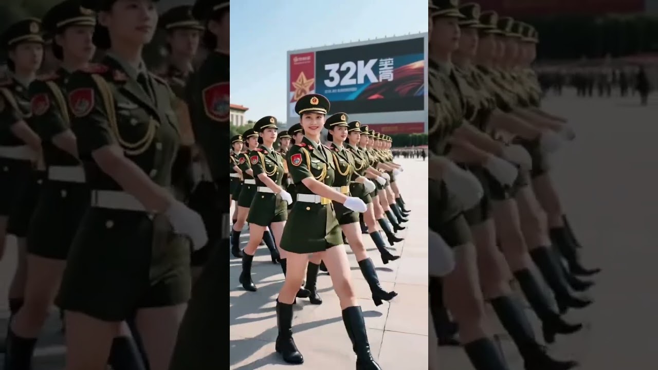 AI Army Girls in Action! 🔥 Futuristic Warriors Defend the Future! 