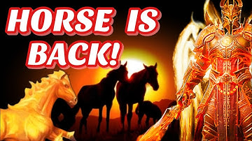 BATTLE HORSE PvP BUILD BREAKDOWN - DIABLO IMMORTAL - CRUSADER