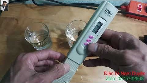 Bút thử nước TDS dụng cụ không thể thiếu đối với mọi nhà#Bút thử độ tinh khiết nước R.O.