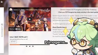 How To Get The Genshin Alienware Primogem Redeem Code...