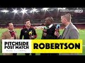 PITCHSIDE: Robertson post match reaction | Arsenal 1-1 Liverpool | Astro SuperSport