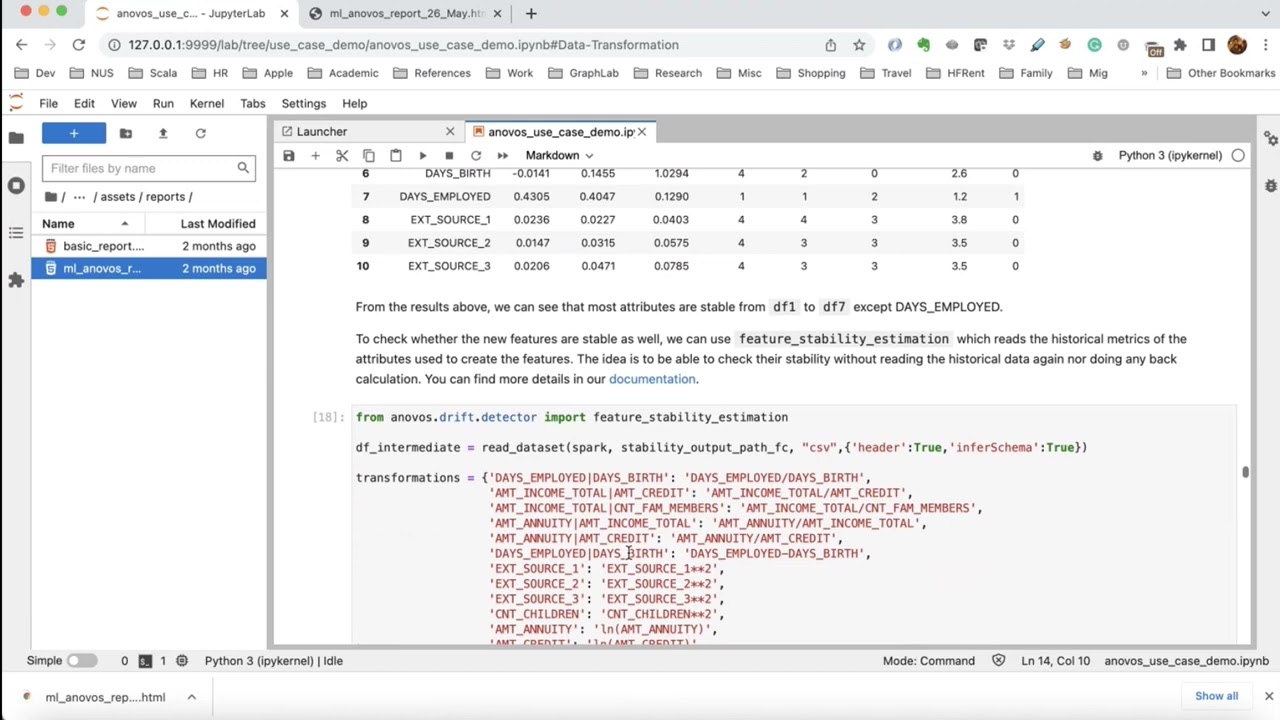 Anovos Feature Engineering Demo Video 5  - Producing Model Ready Features