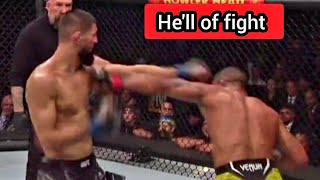 khamzat Chimaev vs Gilbert Burns ufc 273 fight highlights