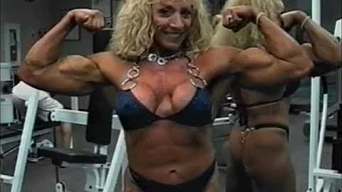 Female Bodybuilder Yvonne Edmunds - V698 Video Pre...