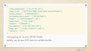 How to Properly Access JSON Fields Using PHP