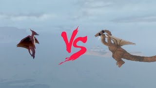 Kaiju universe-Heisei/Fire Rodan VS Showa King Ghidorah