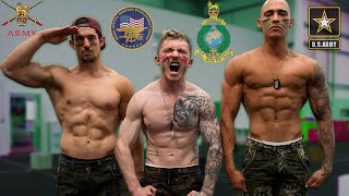 Gymnasts try 'Military Fitness Test' {Record Scores}