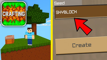 BEST SKYBLOCK SEED in Crafting and Building (Crafting and Building - SkyBlock)