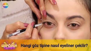 Hangi göz tipine nasıl eyeliner çekilir?