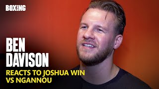 Anthony Joshua Trainer Ben Davison Reacts To Devastating Ngannou KO