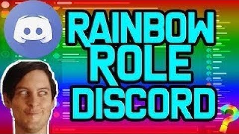 DISCORD RAINBOW ROLE  WORKING & FREE  V2