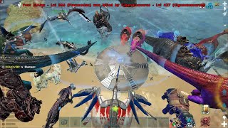 WIPING GANG GANG!? The War On Center 18 | ARK Official PvP