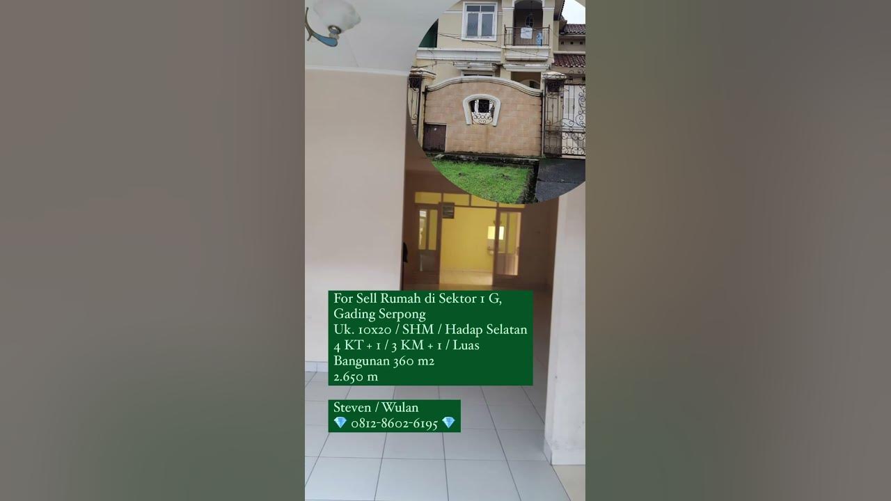 Rumah Gading Serpong luas banget niiihh, cuma 2Man ajaaa, Serbuuu !