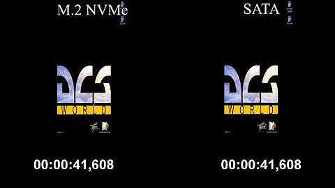 DCS World loading speeds - SSD M.2 NVMe vs SATA