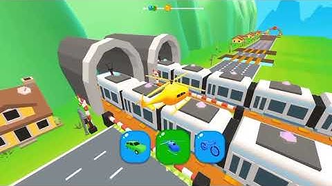 Shape Shifting All Levels Gameplay Walkthrough Car Helicopter Cycle Motorcycle Racing Game 🏁🔥🚲