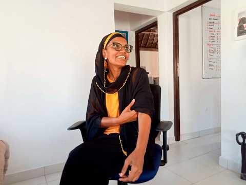 Umra Bwana, who ran for Lamu governor in the last General Election, launches Chama cha Ujenzi party
