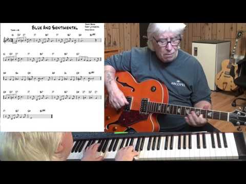 Blue And Sentimental - Jazz Guitar & Piano Cover ( Count Basie, Jerry Livingston, Mack David )