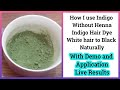 Indigo for Hair Without Henna at Home | indigo powder for hair | Indigo Hair Dye Bindu Natural World