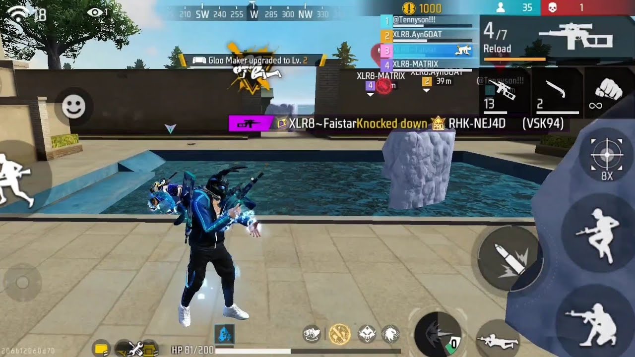 🎯Raw Full Match Gameplay | Non-Stop Action Till Last Zone ||  FaiStar x XLR8  