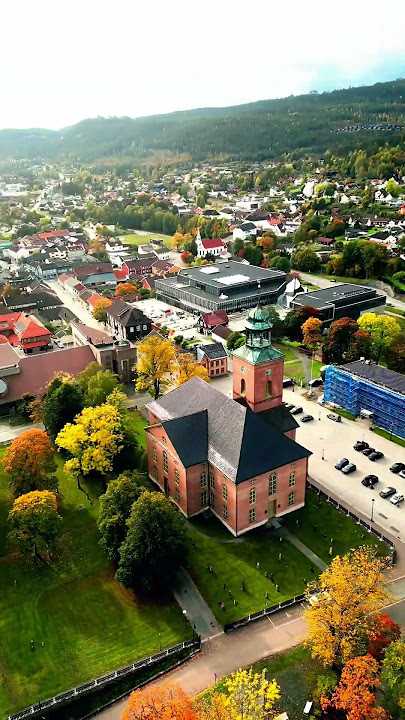 Kongsberg state church ⛪️ which is over 300 years old . # Kongsberg city