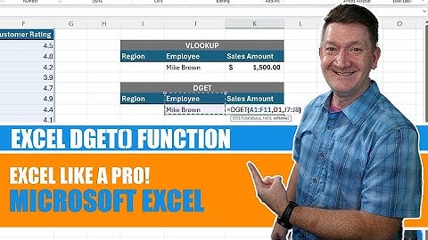 Mastering the DGET Function in Excel: A Hidden Gem for Powerful Data Lookups!