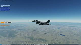 Стрим F-16 на сервере "Flightsimgeeks" в DCS World