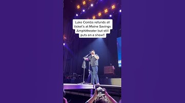 Thumbnail of Luke Combs refunds fans and performs for free #shorts