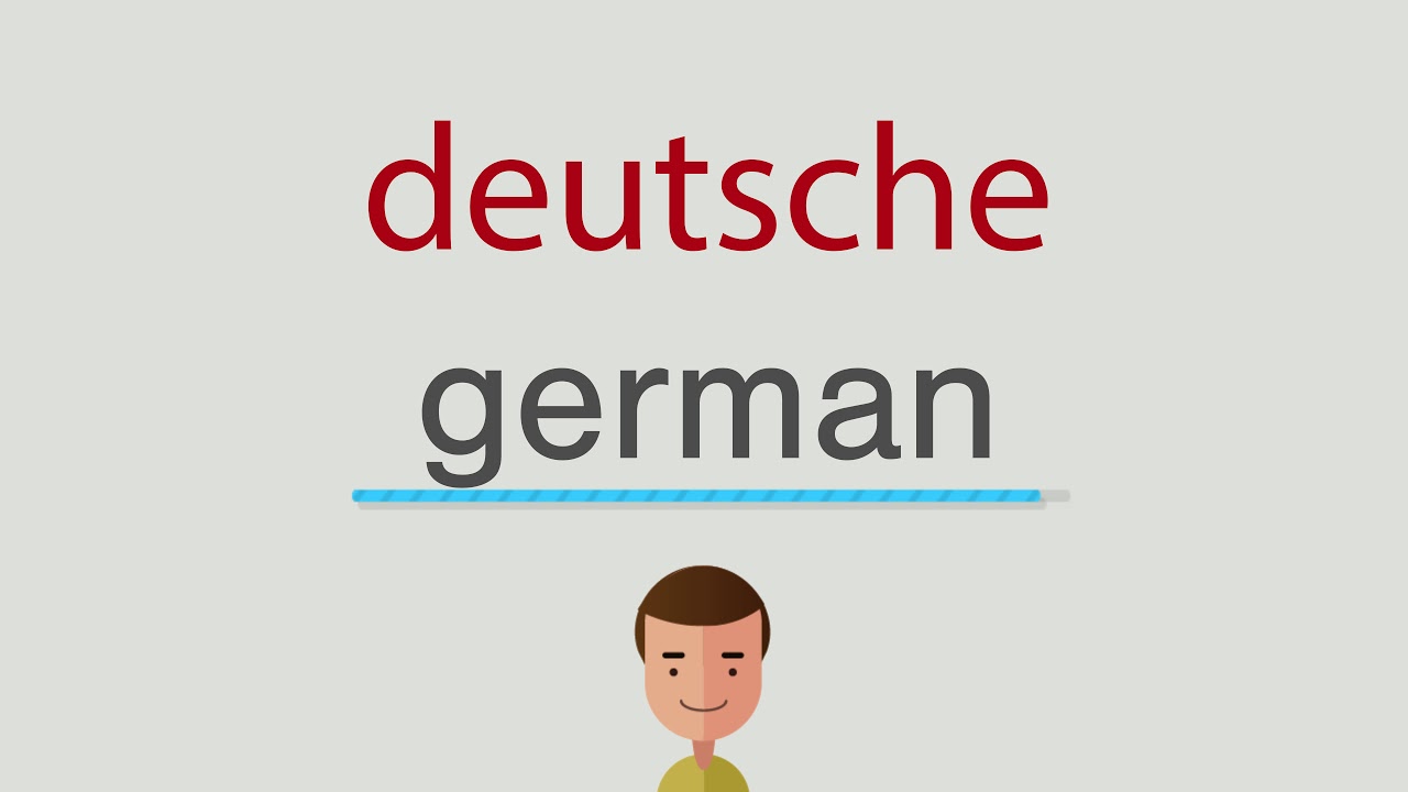 Wie Heißt Deutsch Auf Englisch Wie heißt deutsche auf englisch - YouTube
