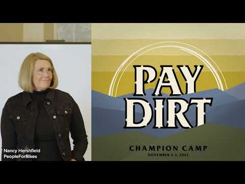 PayDirt Champion Camp: Feat. Nancy Hershfield from PeopleForBikes