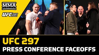 Full Press Conference Staredowns | UFC 297 | MMA Fighting