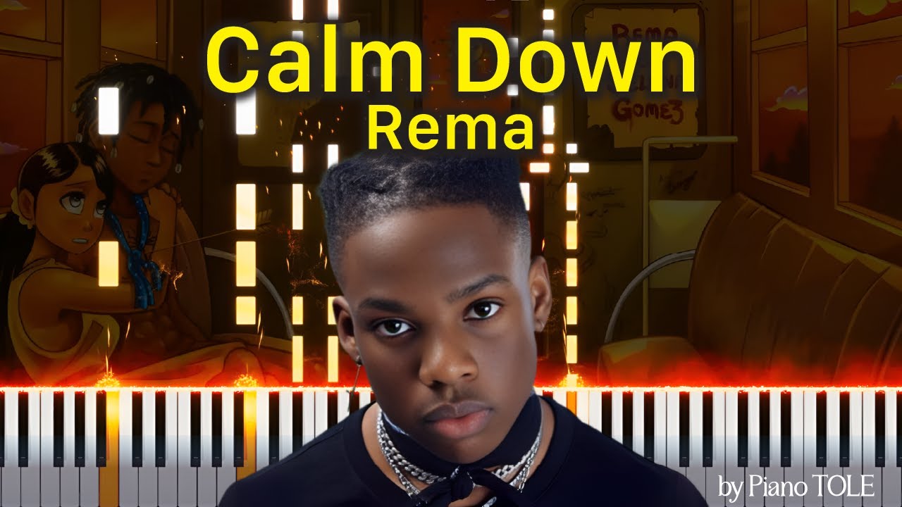 Rema, Selena Gomez - Calm Down | Piano Sheet, by PianoTOLE