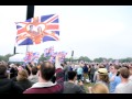 God Save The Queen sung in Hyde Park , 2011 Royal Wedding