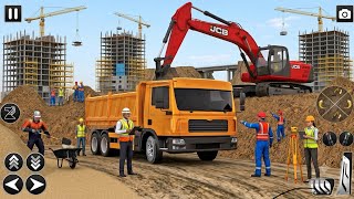 👷 Heavy Excavator Construction Simulator Gameplay 🚧 | Mega City JCB Games 3D || Android Gameplay  screenshot 4