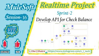 MuleSoft | Realtime Project -Session-16 | @vitechtalks  | Sprint-2 Develop API for Check Balance screenshot 1