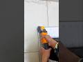 Precise Bathroom Floor Tile Line Cutting for a Neat and Perfect Installation Result #shorts