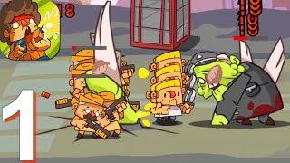 Zombie Defense: Battle TD Survival - Gameplay Walkthrough Part 1 (Android, iOS Gameplay) screenshot 1