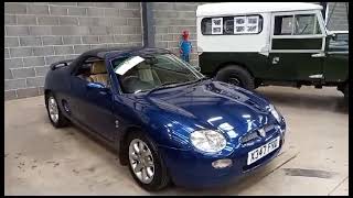 2001 MG MGF | MATHEWSONS CLASSIC CARS | 21 & 22 JULY 2023
