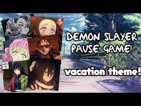DEMON SLAYER PAUSE GAME! MISSION FIGHT AGAINST ONIS! CREATE YOUR