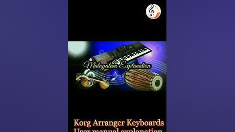Korg User Manuel explanation... Re-starntig...