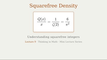 Why Squarefree Integers Have Density 6/π²