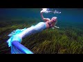 Blue tailed mermaid melissa peaceful relaxing background footage inspirational uplifting music