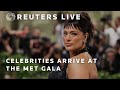 Live celebrities arrive at the 2024 met gala