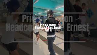 Private lesson fencing with Olympian coach lau kwok kin #fencingclass_hk #香港劍擊班 #花劍