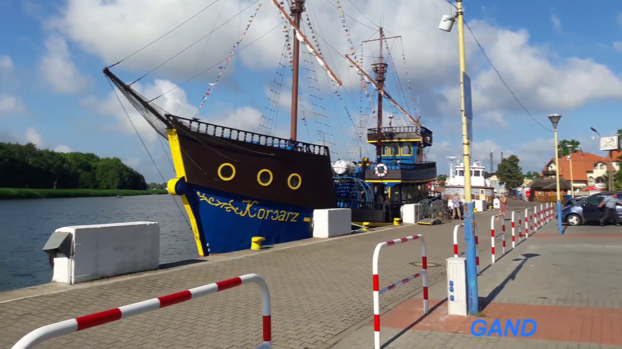 Dziwnów - Port w Dziwnowie i widok na Zalew Kamieński