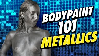 Beginner’s Tutorial: How to Bodypaint Metallic Silver (ie. Rhianna, Kim Kardasian & Miley Cyrus)