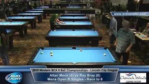 Allan Mock vs Ray Bray - Mens Open B Singles