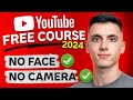 How to make a faceless youtube channel 2024 free course