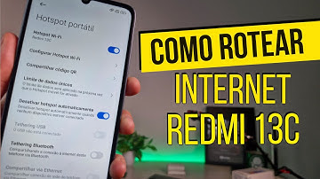 Como rotear internet do Xiaomi Redmi 13C